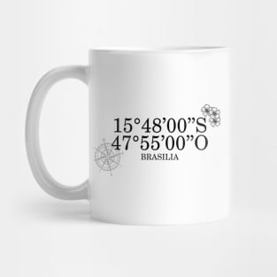 Brasilia Contact info Mug